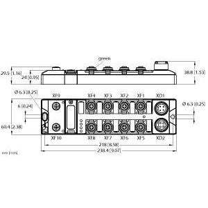 Turck - Netzwerk Switch Managed Ethernet TBEN-L4-SE-M2