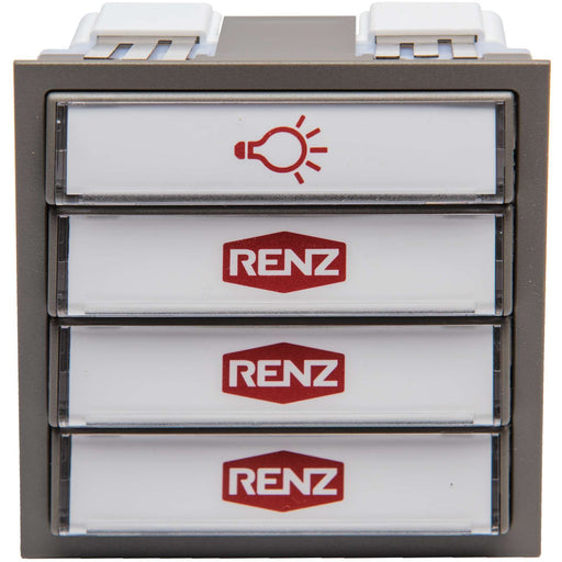 Renz Metallwaren - Funktionsmodul für Türkommunikation Komb.Klingel/Lichtmodul 97-9-85276 gr − 1 Stück