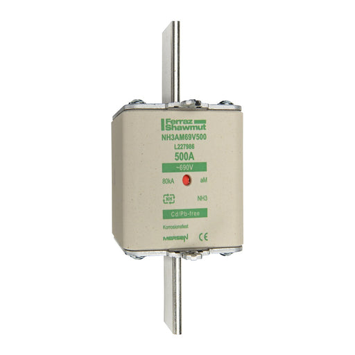 Mersen - Messersicherung Sicherungseinsatz NH aM NH3AM69V355 Gr.3 355A sfü KM