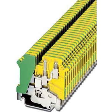 Phoenix Contact - Schutzleiter-Reihenklemme Universalklemme UK 3-TWIN-PE − 50 Stück