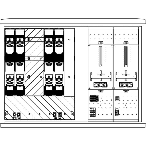 Elsta Mosdorfer - Zähler-Komplettschrank Wandlerschrank Freiluft WS834L.N1.C2201 WS A850-3 N1 L 400A