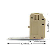 WAGO - Zubehör/Ersatzteile für Klemmen Potentialabgriff 883-7030 beige − 10 Stück