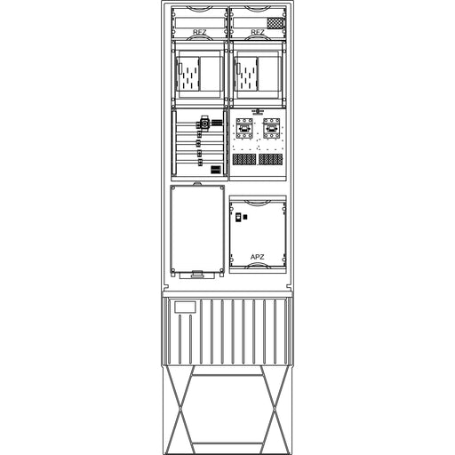 Elsta Mosdorfer - Zähler-Komplettschrank Zähleranschlusssäule 10051779 A340 W5 2Z