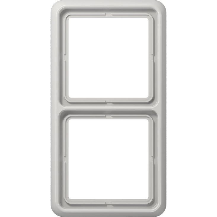 Jung - Abdeckrahmen Rahmen 2-fach lgr CD 582 LG waage/senkrecht