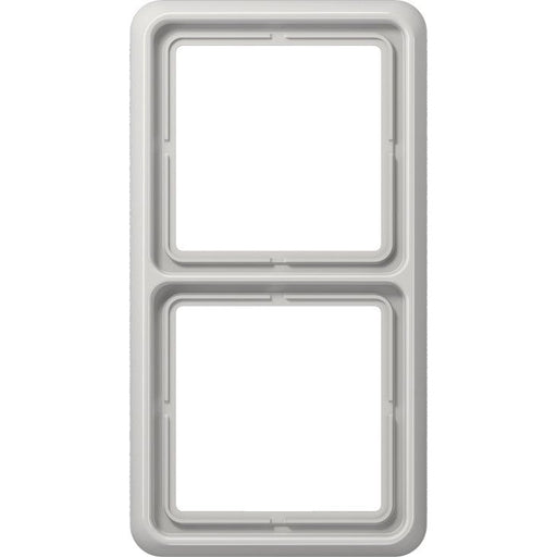 Jung - Abdeckrahmen Rahmen 2-fach lgr CD 582 LG waage/senkrecht