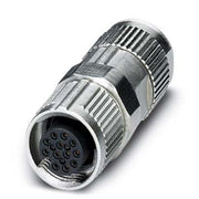 Phoenix Contact - Rundsteckverbinder, feldkonfektionierbar (Industriesteckverbinder) Steckverbinder SACC-FS-12PCON SCO 12-polig Bu/ger M12