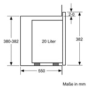 Bosch - Mikrowellengerät EB-Mikrowelle BFL524MW0 Serie6