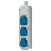Mennekes - CEE-Steckdosen-Kombination (IEC 60309) Steckdosenleiste TL 96700 3xSchuko m.Klemme