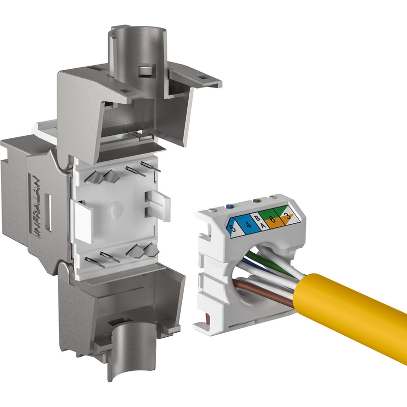 EFB-Elektronik - Modularer Steckverbinder Cat.6A RJ45 Keystone E-20091 Druckguss zertif