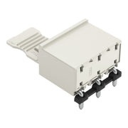 WAGO - Leiterplattensteckverbinder 1-Leiter-THT-Federleiste 2092-3353 CAGE CLAMP,lichtgrau − 100 Stück
