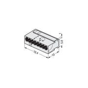 WAGO - Steckklemme Verb.dosenklemme 243-308 lgr 8x0,6-0,8mm − 50 Stück