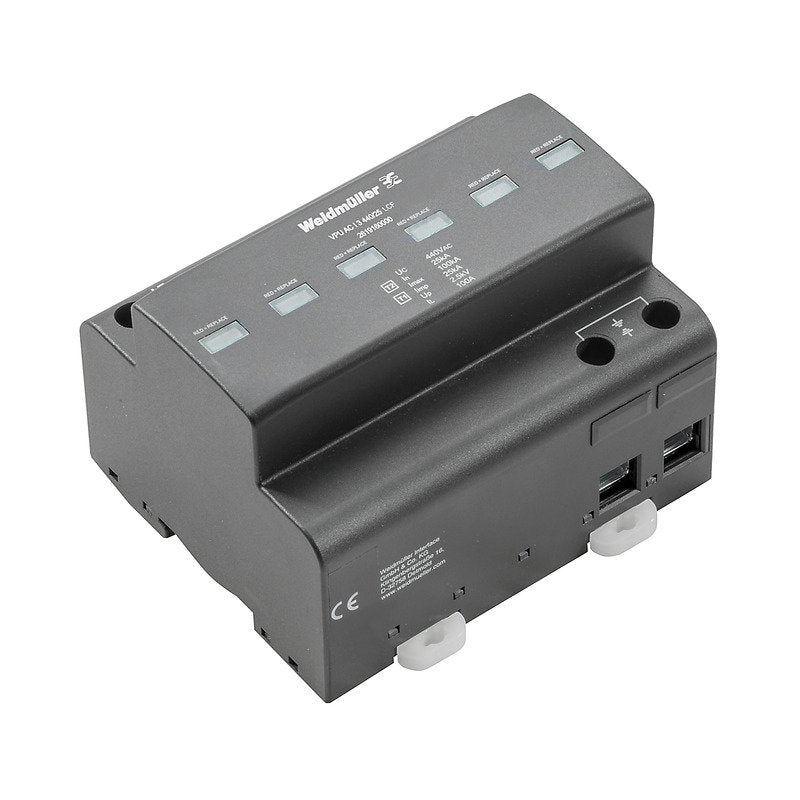 Weidmüller - Überspannungsableiter für Energietechnik/Stromversorgung Überspannungsschutz VPUACI3440/25LCF AC, 400 V