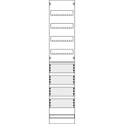 Striebel&amp;John - Einbaufeld für Telekommunikation Mediafeld 1MMC44 kombi − 1 Stück by Striebel&amp;John
