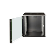 DIGITUS - Netzwerk-/Serverschrank Wandgehäuse Unique Serie DN-19 12U-6/6-SW 600x600mm (BxT)