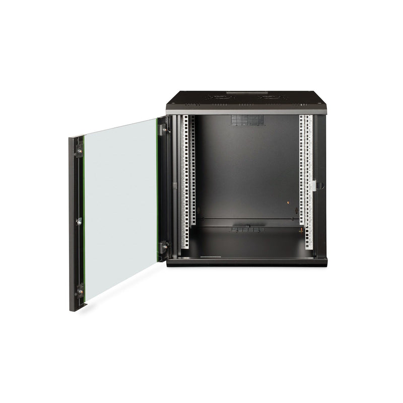 DIGITUS - Netzwerk-/Serverschrank Wandgehäuse Unique Serie DN-19 12U-6/6-SW 600x600mm (BxT)