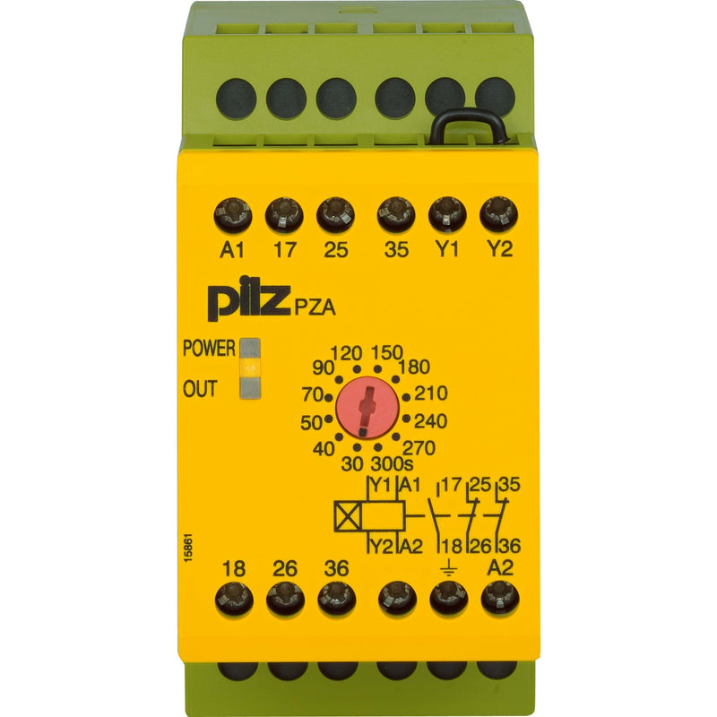 Pilz - Zeitrelais Zeitrelais anprechverz. PZA 300 #774023 110-120VAC 1n/o 2n/c