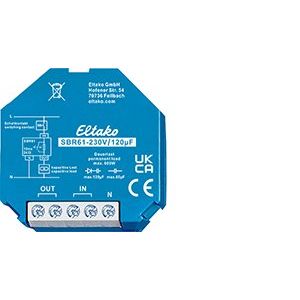 Eltako - Strombegrenzer Strombegrenzungsrelais SBR61-230V/120µF 1 Schließer 10A/250V