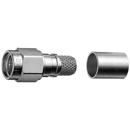 Telegärtner - Koax-Steckverbinder SMA-Kabelstecker cr/cr AU 100024635 G30 (1.5/3.8) − 5 Stück