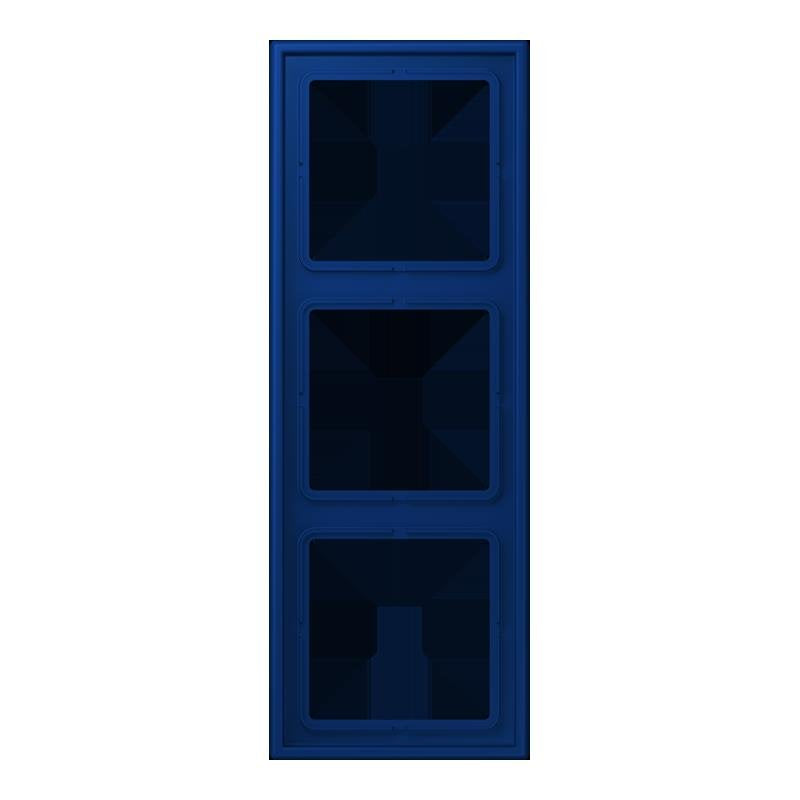 Jung - Abdeckrahmen Rahmen 3-fach LC 983 261 bleu outremer fonce