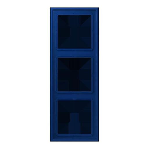 Jung - Abdeckrahmen Rahmen 3-fach LC 983 261 bleu outremer fonce