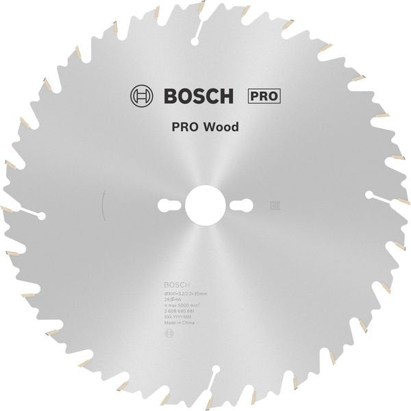 Bosch - Kreissägeblatt PRO Wood Kreissägeblatt, 2608640681 300 x 3,2 x 30 mm