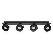 Ledvance - Decken-/Wandleuchte LED-Spotstrahler Decor #4058075833692 4 Spots, schwarz