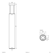 EVN Lichttechnik - Wegeleuchte LED-Wegeleuchte WLK65071502 IP54