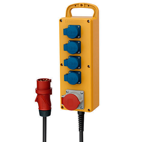 Mennekes - CEE-Steckdosen-Kombination (IEC 60309) Steckdosenleiste EverGUM 70028 CEE,16A,5p+4xSchuko