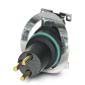 Phoenix Contact - Rundsteckverbinder, feldkonfektionierbar (Industriesteckverbinder) Einbausteckverbinder SACC-CIP-M8M#1412263 − 100 Stück