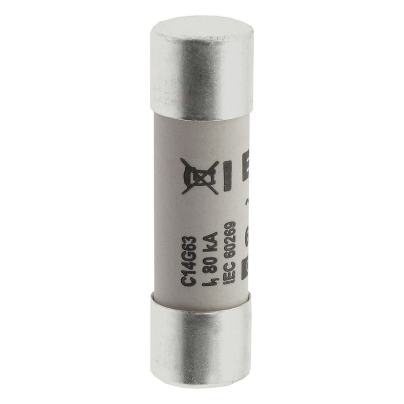 Eaton - Zylindrische Sicherung Sicherungseinsatz Nieders. 63A 500V 1#C14G63 63A AC 500V 80kA − 10 Stück