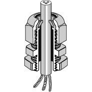 Hensel - Kabelverschraubung Anbaustutzen IP65 AKS 48