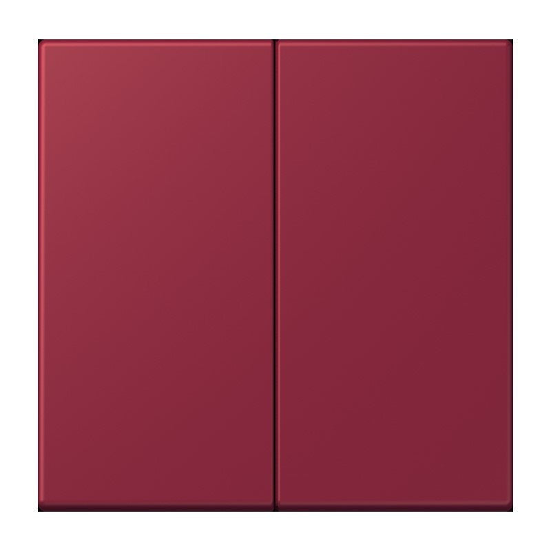 Jung - Abdeckung/Bedienelement für Installationsschalterprogramme Wippe 2fach LC 995 255 le rubis (4320M)