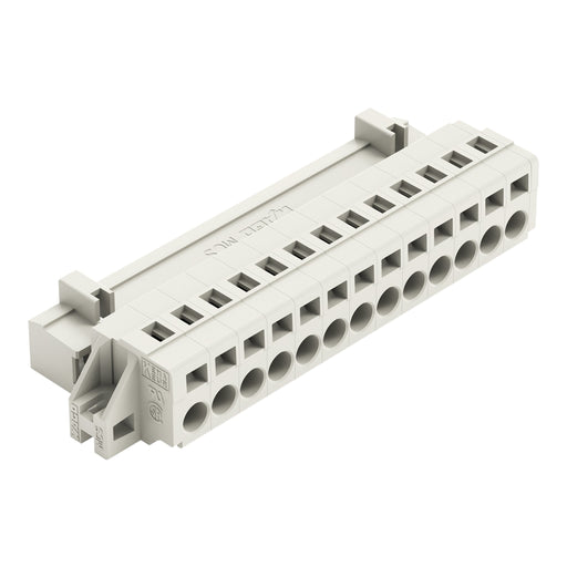 WAGO - Kabelsteckverbinder für Leiterplattensteckverbinder 1-Leiter-Stiftleiste 721-613/019-000 CAGECLAMP,2,5mm²,lgr − 25 Stück