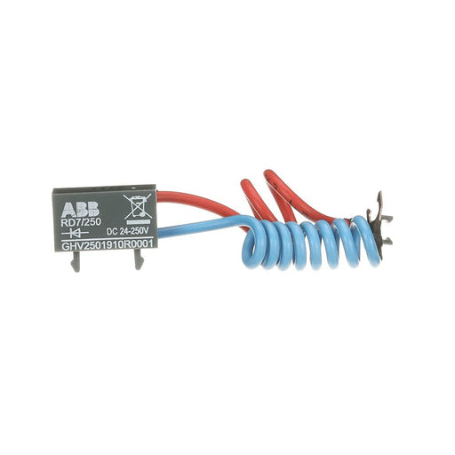 ABB Stotz S&J - Baustein für Schutzbeschaltung Löschglied RD7/250 DC, Schraubanschluss