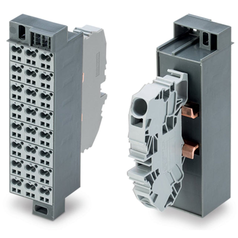 WAGO - Feldbus, Dez. Peripherie - Kommunikations-Modul Bezugsleiste Pot.Block 726-601 48x2,5