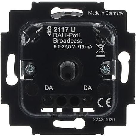 Busch-Jaeger - Steuergerät für Lichtregelsystem DALI-Potenziometer-Einsatz 2117 U