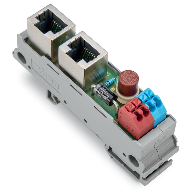 WAGO - Übergabemodul RJ-45 289-196 Leistungskontakten − 5 Stück