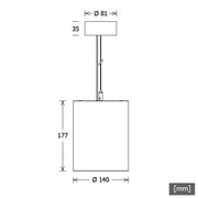 LTS Licht&Leuchten - Pendelleuchte BTN-PA302.940.SPD.ws 940, DALI, ws