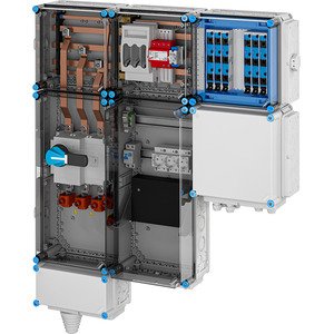 Hensel - Verteilerschrank für Energieversorgung Ladeverteiler Mi EV 11kW 6001 f.6 Ladep. a 11kW