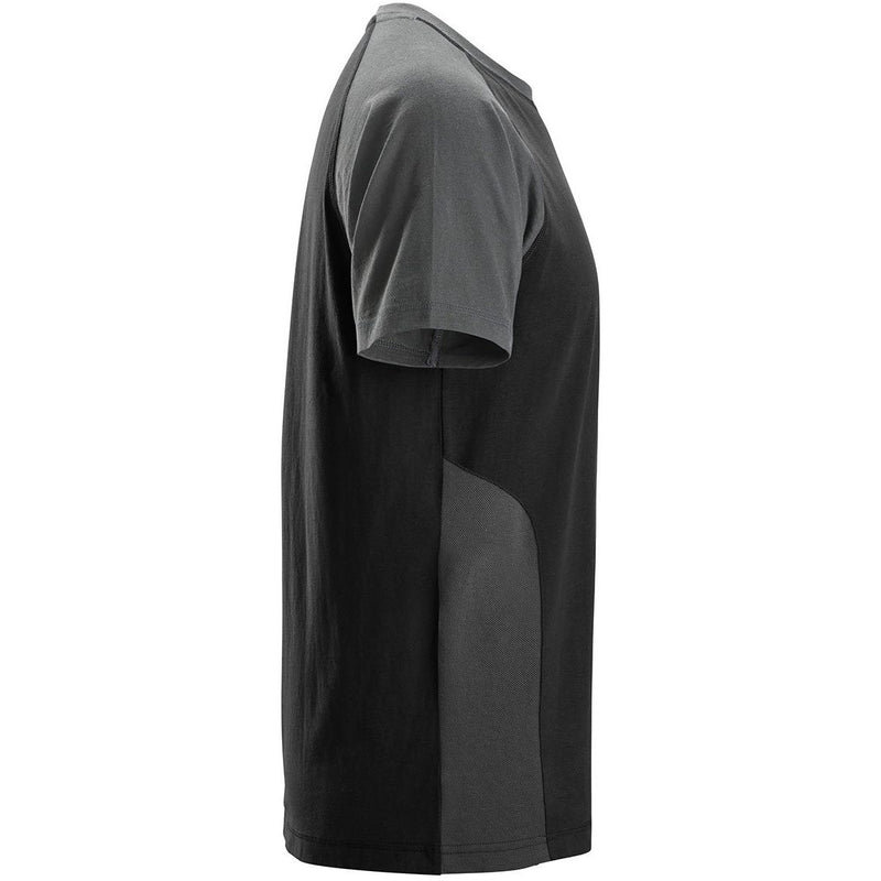 Snickers Workwear - T-Shirt 2-Farben T-Shirt 25500458009 3XL,schw-stahlg