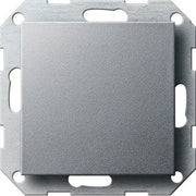 Gira - Einsatz/Abdeckung für Kommunikationstechnik Blindabdeckung alu 026826 System55