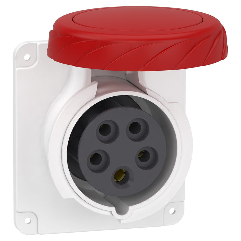Schneider Electric - CEE-Anbausteckdose (IEC 60309) Industriesteckdose PKY16G735 gerade, 16A, 3-p+N+E