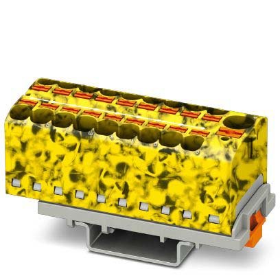 Phoenix Contact - Durchgangs-Reihenklemme Verteilerblock PTFIX10/18X4-NS35-FE − 8 Stück