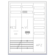 ABN - Zähler-Komplettschrank Zählerschrank S37ZA511 3Pkt 1Z 1R 1V 1APZ