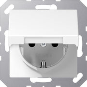 Jung - Steckdose SCHUKO-Steckdose 16A 250V A 1520 KIKL WW Klappdeckel