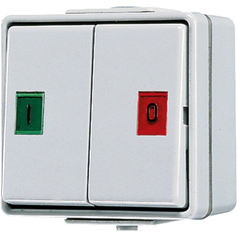 Jung - Taster Doppel-Taster 10AX 250V 639 W 2 Wechsler