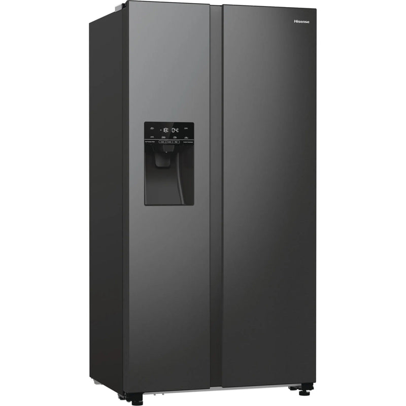 Hisense - Kühl-/Gefrierkombination Kühl/Gefrierkombi SbS RS5P535NTFE dark steel look