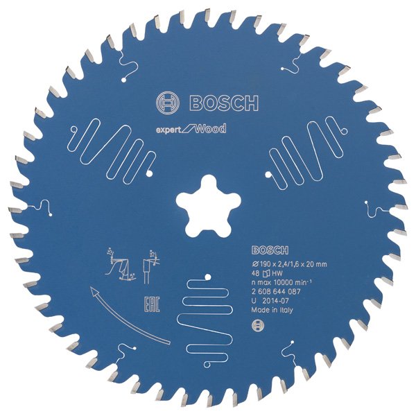 Bosch - Kreissägeblatt Expert for 2608644087 Wood T 190 x Stern