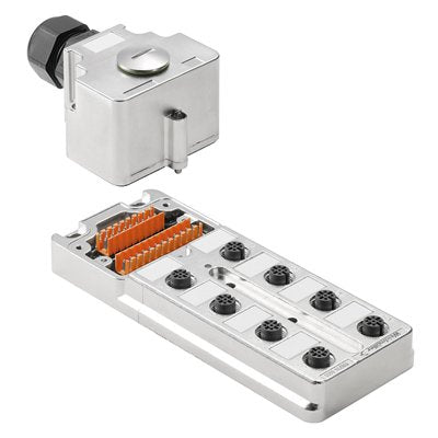 Weidmüller - Passiver Sensor-/Aktor-Verteiler (ohne Leitung) Sensor-/Aktor-Verteiler SAI-8-MMH 5P M12 ZF Komplett-Modul