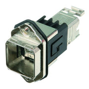 Telegärtner - Kommunikationsanschlussdose Kupfer Industrie STX V14 RJ45 Norm-Flansch 100007423 RJ45Modul A Cat.6A M